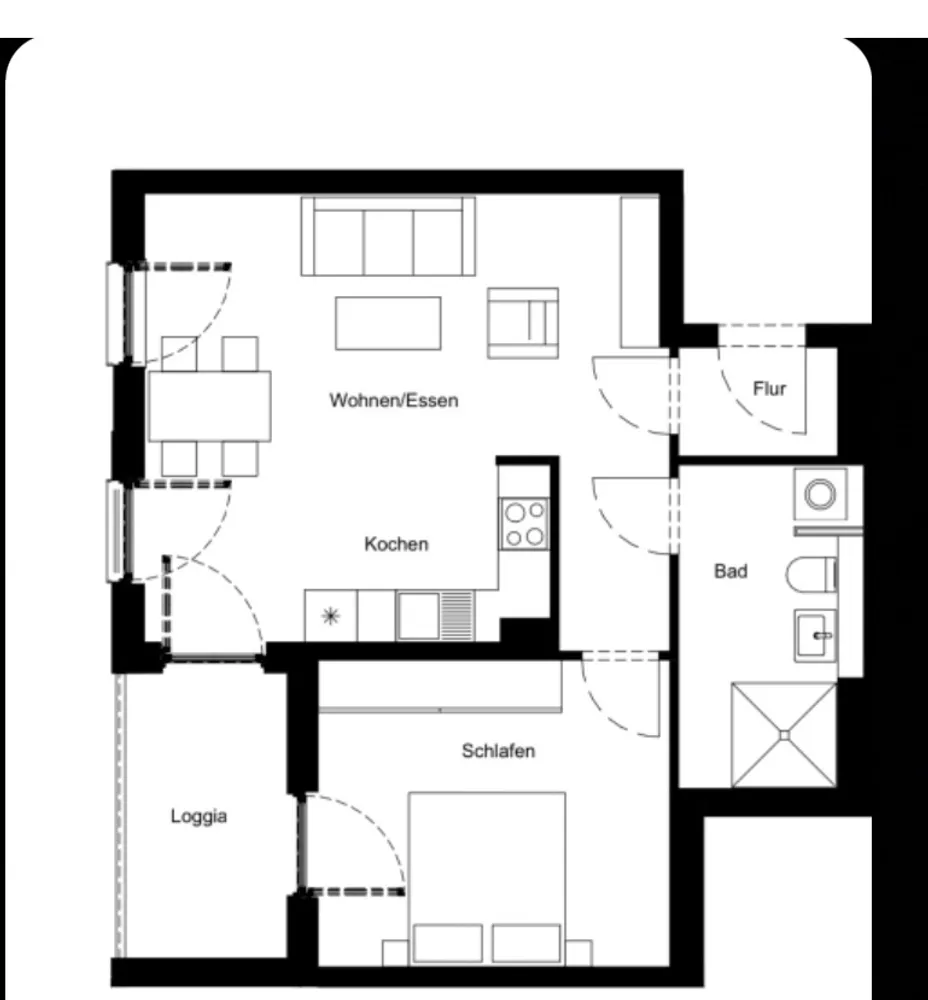 2 Zimmer Wohnung mit 59 m² in Leverkusen – Bild 7
