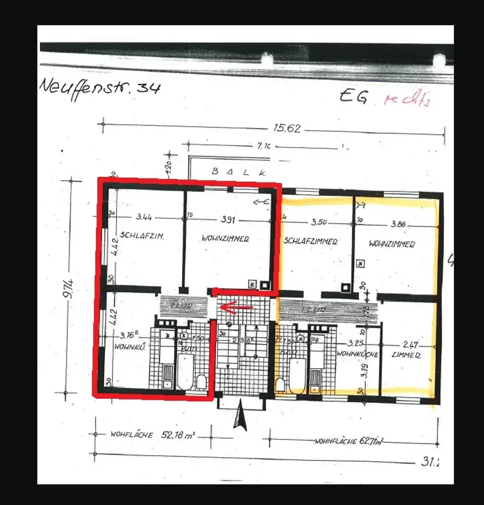 2 Zimmer Wohnung mit 52 m² in Esslingen am Neckar – Bild 8