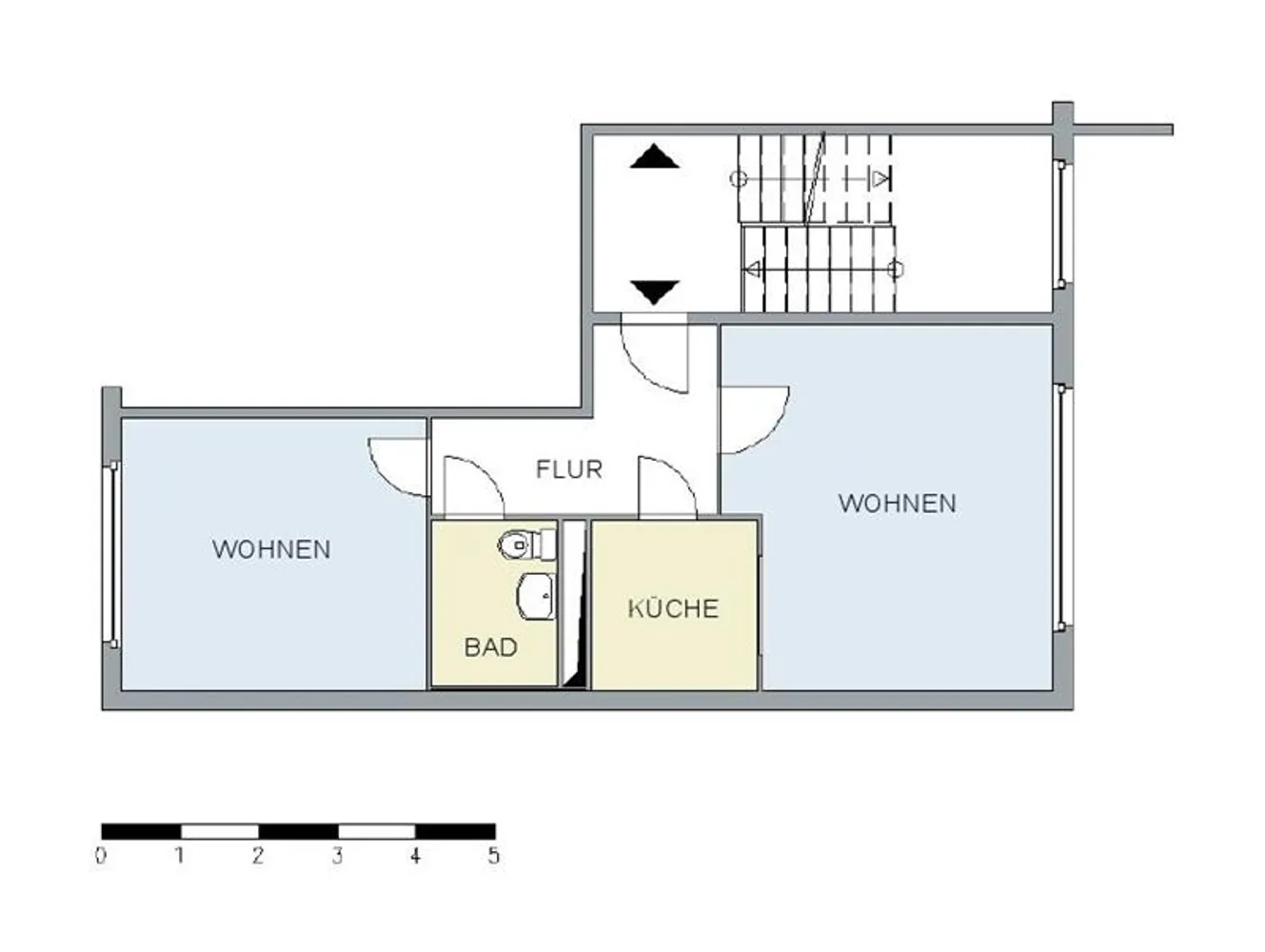 2 Zimmer Wohnung mit 46 m² in Neubrandenburg – Bild 2