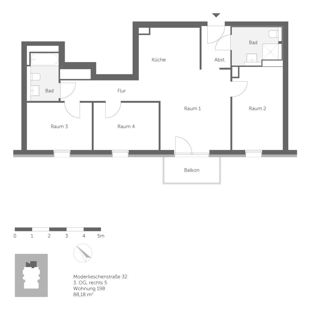 4 Zimmer Wohnung mit 88 m² in Berlin – Bild 11