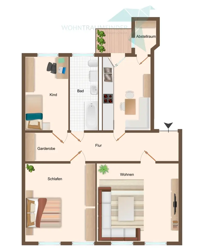 3 Zimmer Wohnung mit 87 m² in Zwickau – Bild 9