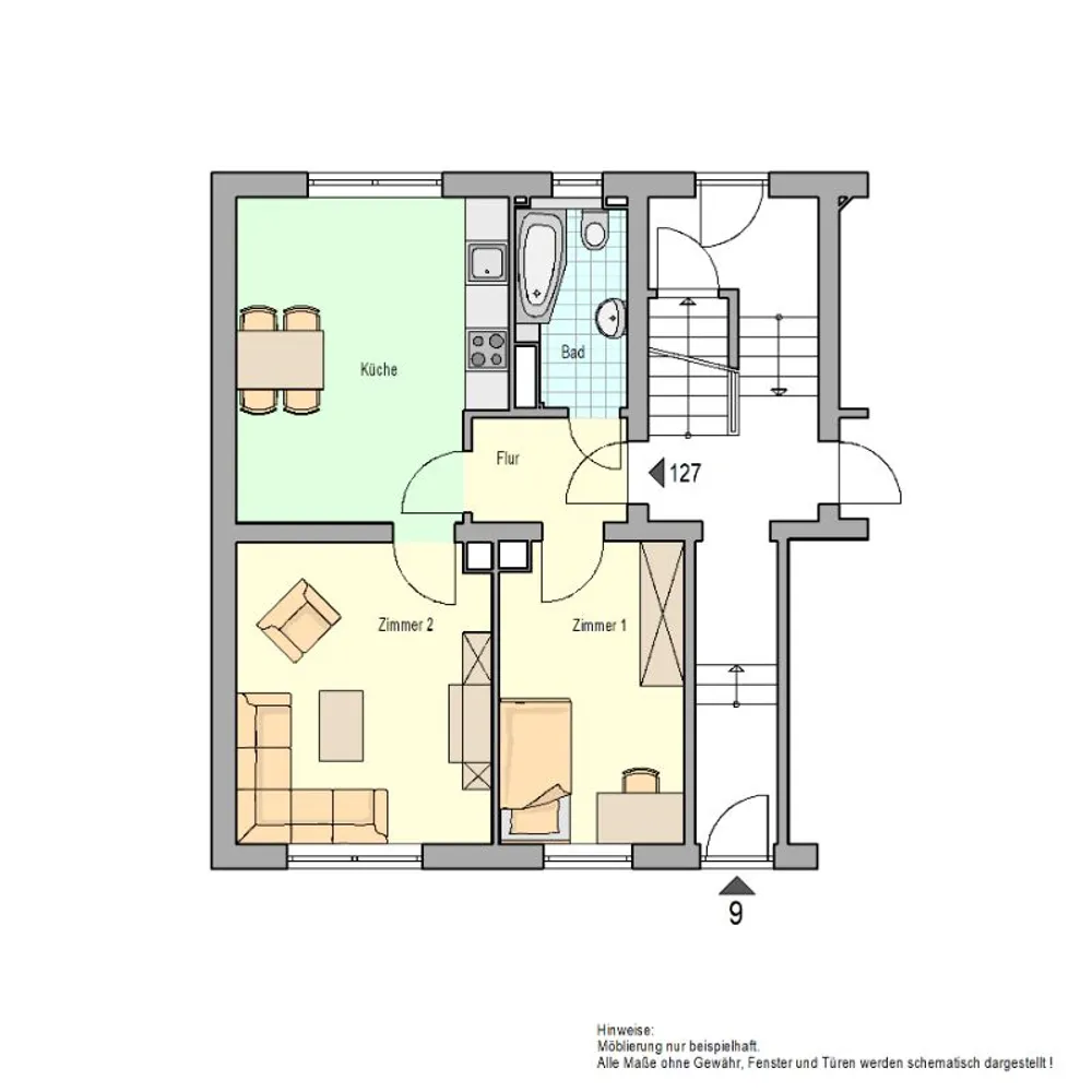 2 Zimmer Wohnung mit 45 m² in Herne – Bild 4