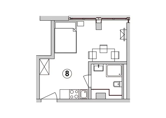 1 Zimmer Wohnung mit 22 m² in Stuttgart – Bild 6