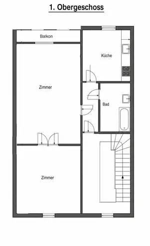 2 Zimmer Wohnung mit 48 m² in Bremen – Bild 2