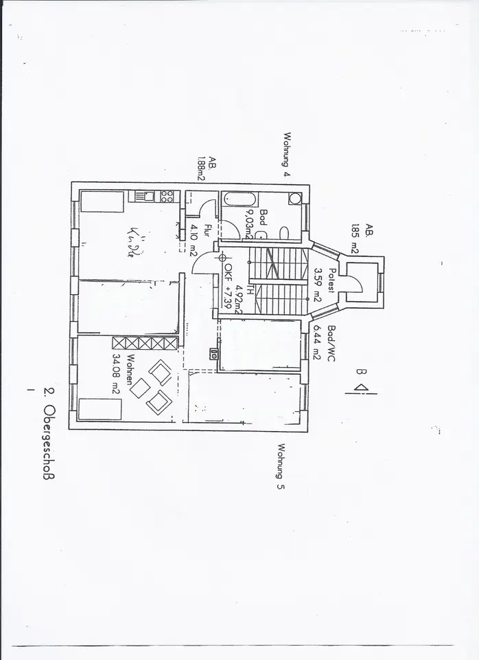 4 Zimmer Wohnung mit 95 m² in Plauen – Bild 5