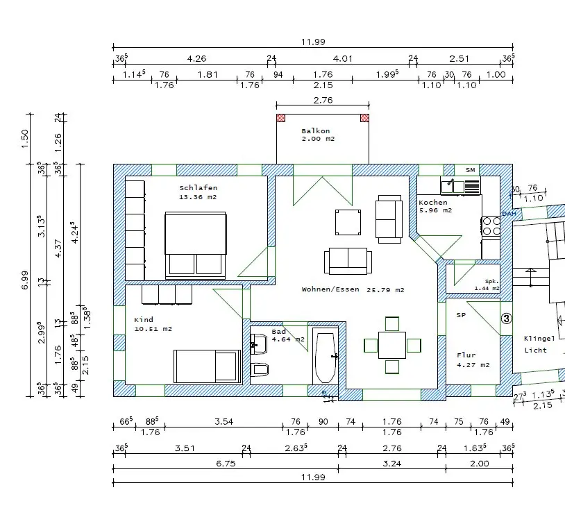3 Zimmer Wohnung mit 70 m² in Wetzlar – Bild 10