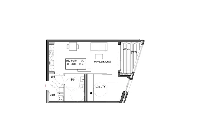 2 Zimmer Wohnung mit 51 m² in Oldenburg – Bild 8