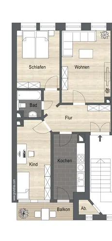 3 Zimmer Wohnung mit 66 m² in Leipzig – Bild 11
