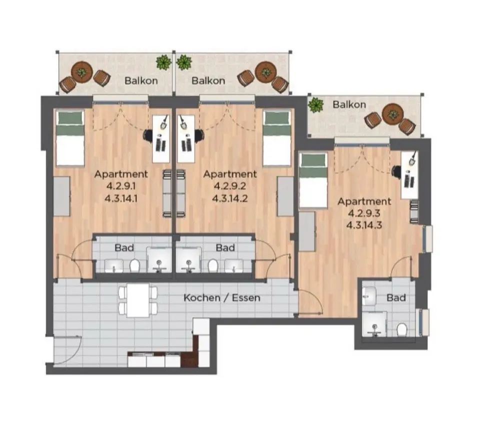 Studio mit 27 m² in Marburg – Bild 8