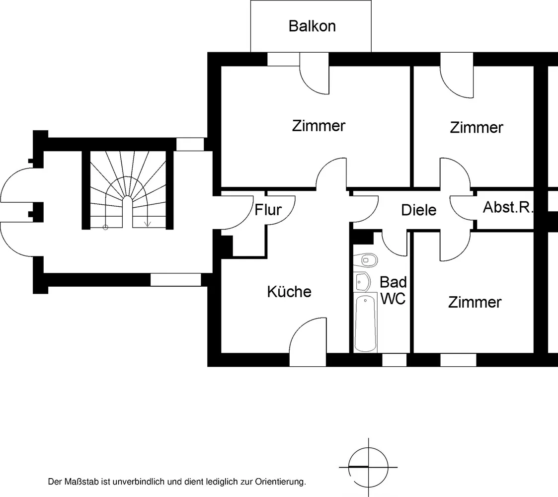 3 Zimmer Wohnung mit 75 m² in Bielefeld – Bild 2
