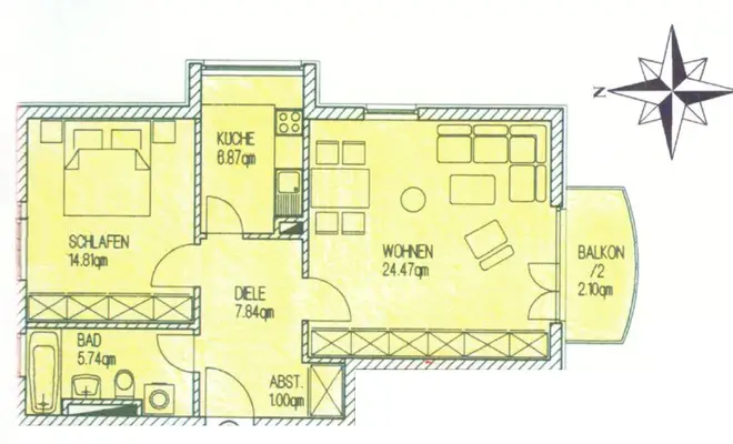 2 Zimmer Wohnung mit 63 m² in München – Bild 3