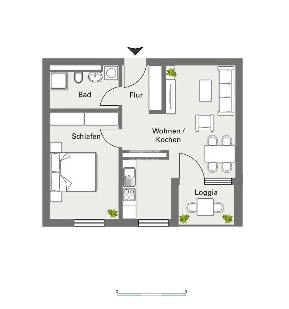 2 Zimmer Wohnung mit 48 m² in Erfurt – Bild 10