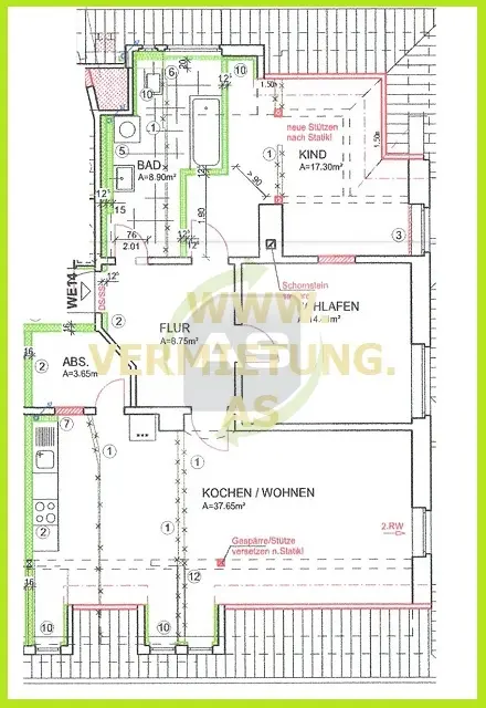 3 Zimmer Wohnung mit 87 m² in Zwickau – Bild 4