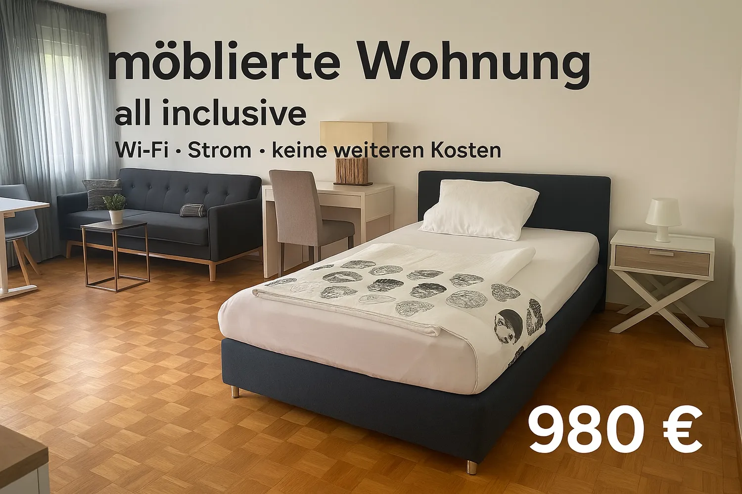 1 Zimmer Wohnung mit 37 m² in Stuttgart – Bild 1