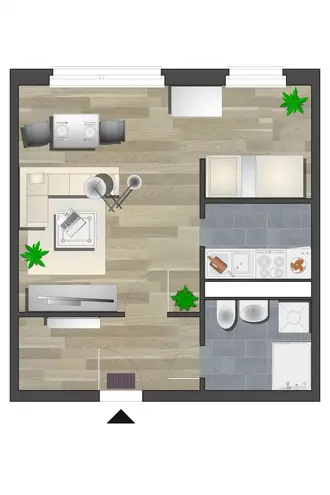 1 Zimmer Wohnung mit 32 m² in Chemnitz – Bild 5