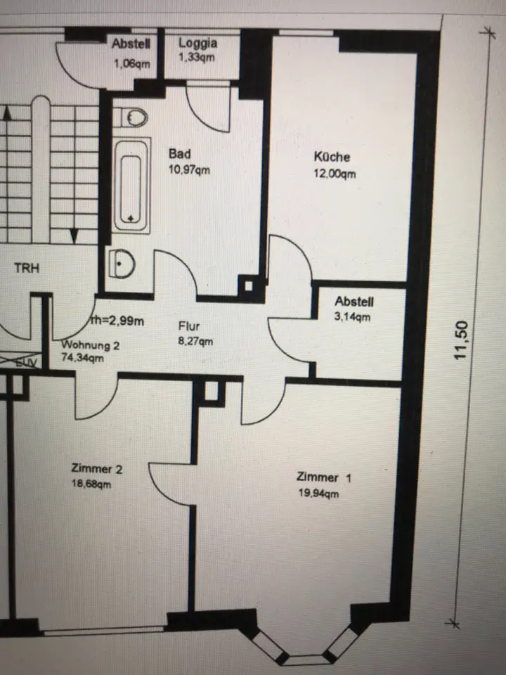 2 Zimmer Wohnung mit 74 m² in Pforzheim – Bild 5