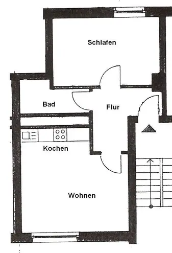 2 Zimmer Wohnung mit 43 m² in Dortmund – Bild 1