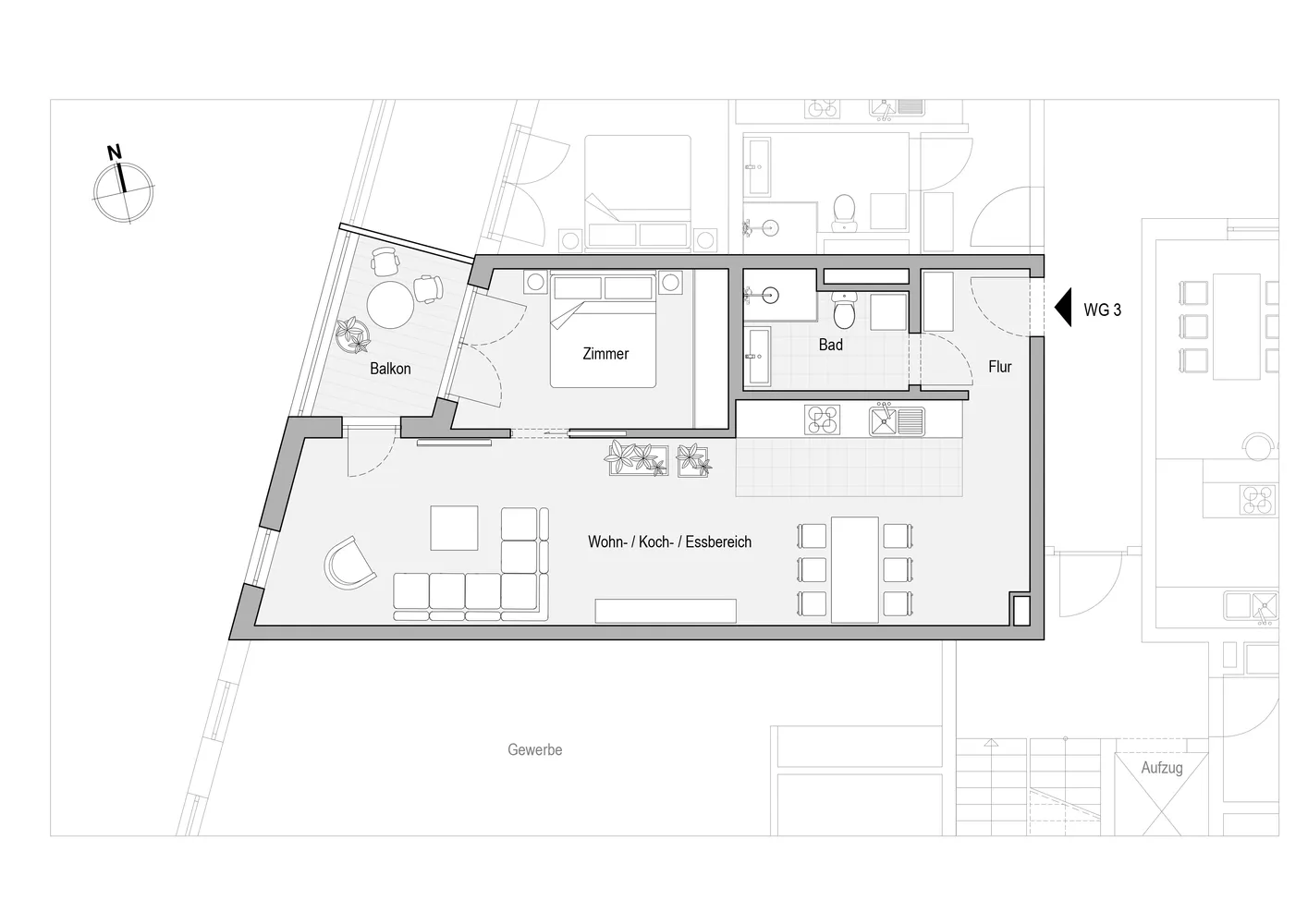 2 Zimmer Wohnung mit 67 m² in Cottbus – Bild 12