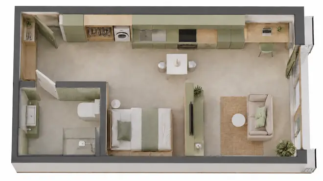 1 Zimmer Wohnung mit 30 m² in Gießen – Bild 7