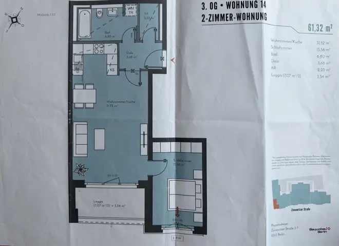 2 Zimmer Wohnung mit 61 m² in Berlin – Bild 7