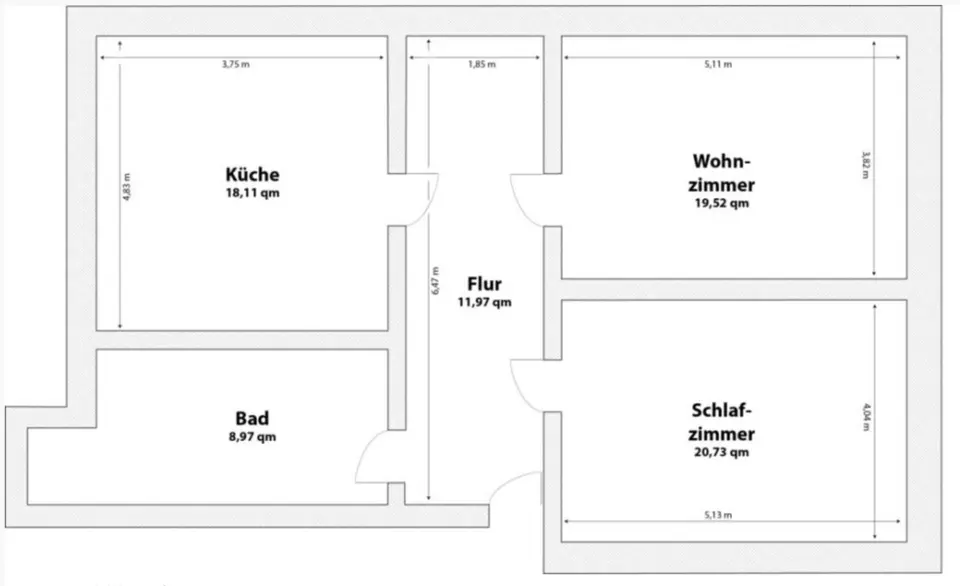 2 Zimmer Wohnung mit 79 m² in Limbach-Oberfrohna – Bild 5