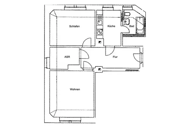 2 Zimmer Wohnung mit 56 m² in Dresden – Bild 2