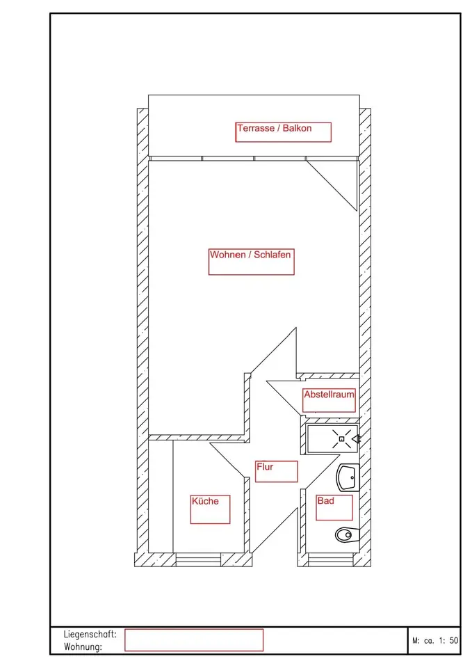 Studio mit 42 m² in Rotenburg (Wümme) – Bild 4