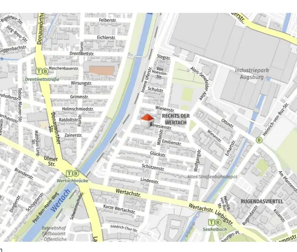 2 Zimmer Wohnung mit 51 m² in Augsburg – Bild 11