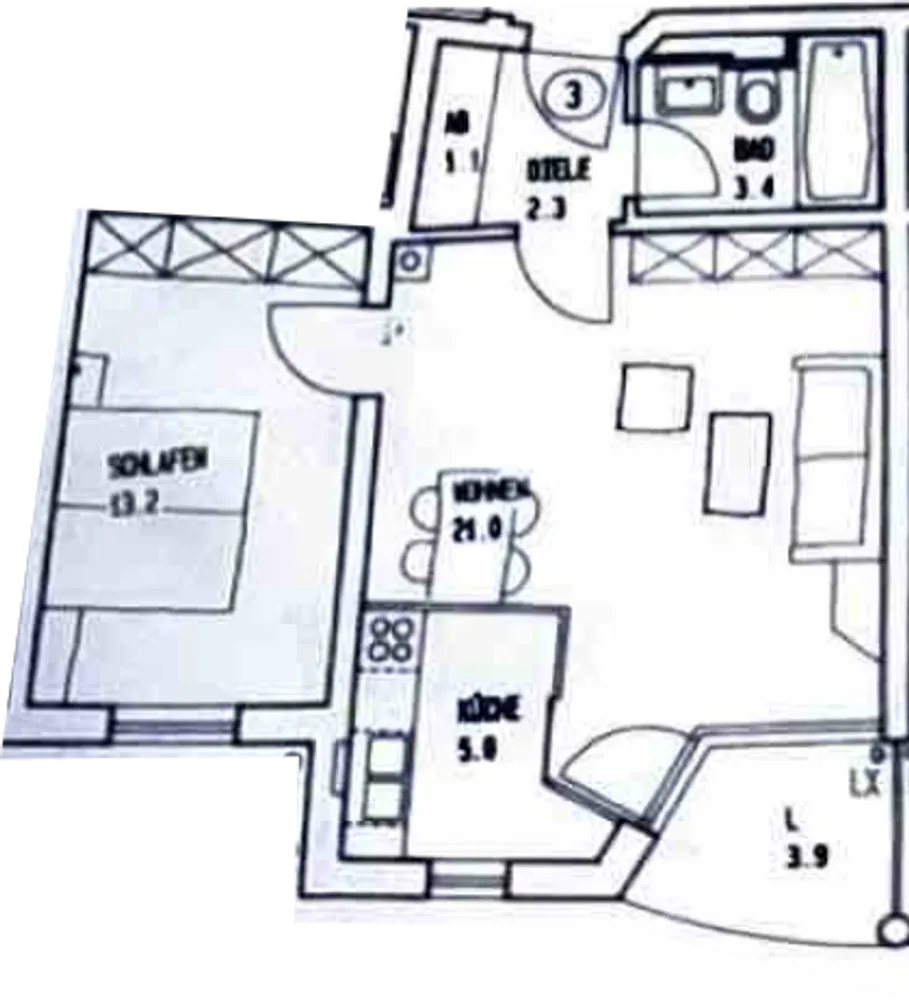 2 Zimmer Wohnung mit 48 m² in Regensburg – Bild 8