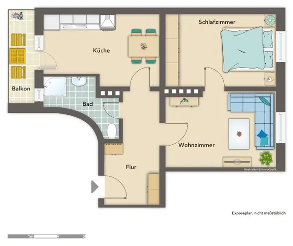 2 Zimmer Wohnung mit 49 m² in Bremen – Bild 10