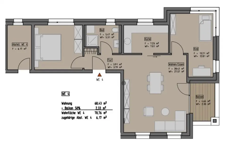 3 Zimmer Wohnung mit 102 m² in Salzgitter – Bild 2
