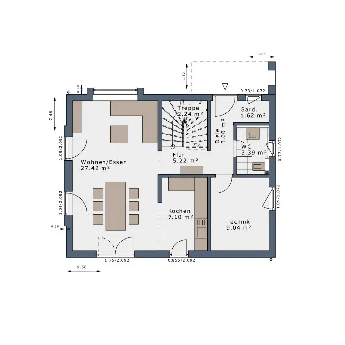 4 Zimmer Haus mit 120 m² in Duisburg – Bild 6