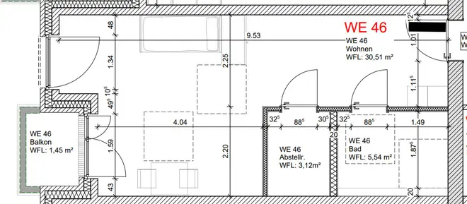 1 Zimmer Wohnung mit 41 m² in Osnabrück – Bild 8