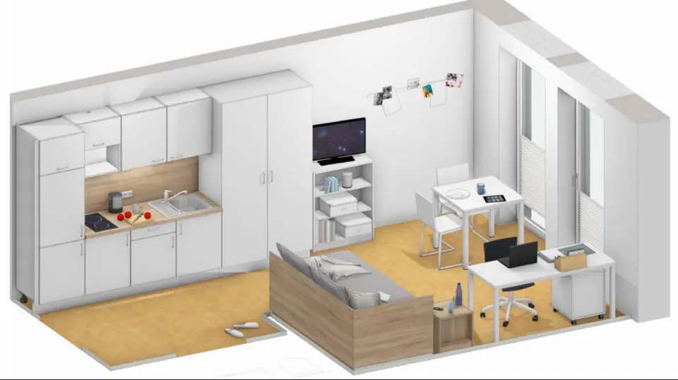 Studio mit 16 m² in Rheine – Bild 6