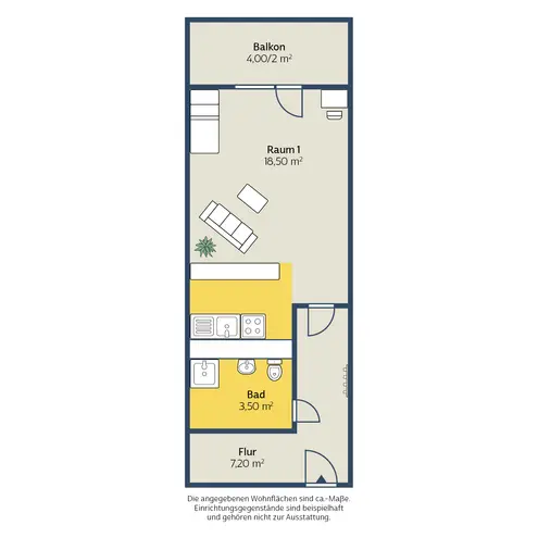 1 Zimmer Wohnung mit 32 m² in Leipzig – Bild 5