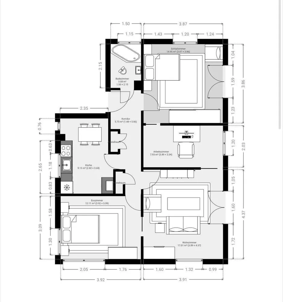 4 Zimmer Wohnung mit 82 m² in Göppingen – Bild 7
