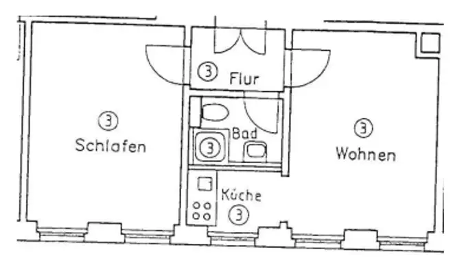 2 Zimmer Wohnung mit 39 m² in Leipzig – Bild 12