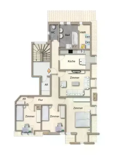 5 Zimmer Wohnung mit 134 m² in Stuttgart – Bild 9