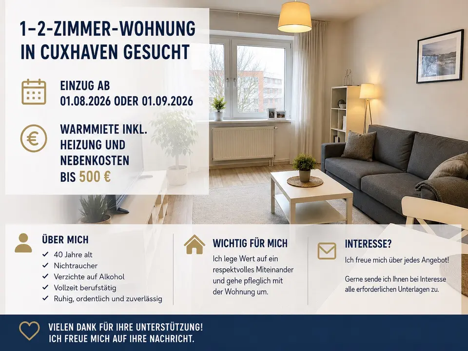 2 Zimmer Wohnung mit 30 m² in Cuxhaven – Bild 9