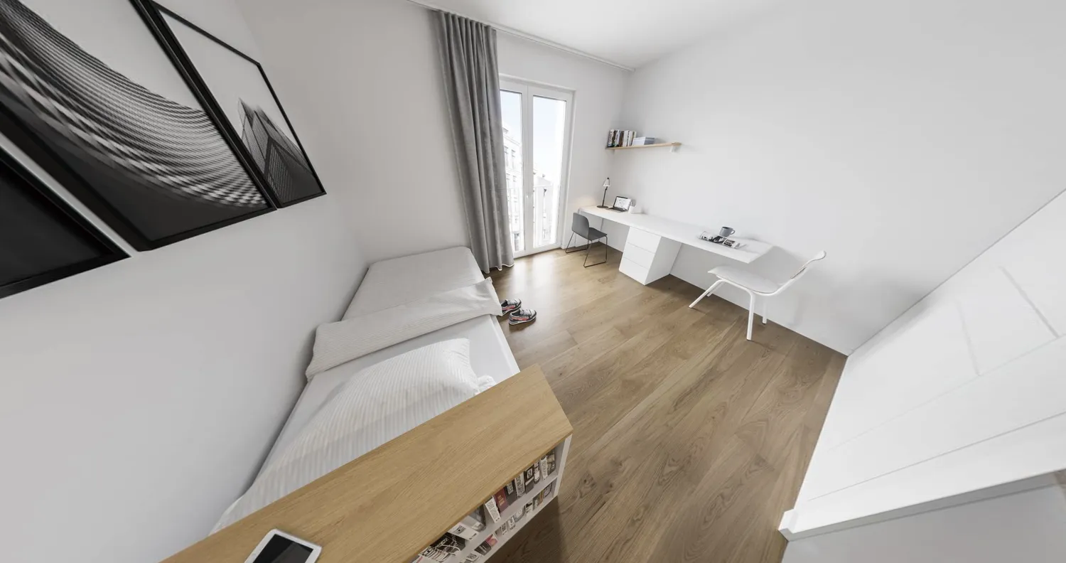 1 Zimmer Wohnung mit 21 m² in Aachen – Bild 1