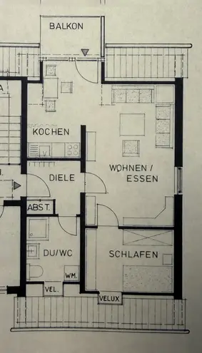 2 Zimmer Wohnung mit 47 m² in Wuppertal – Bild 2