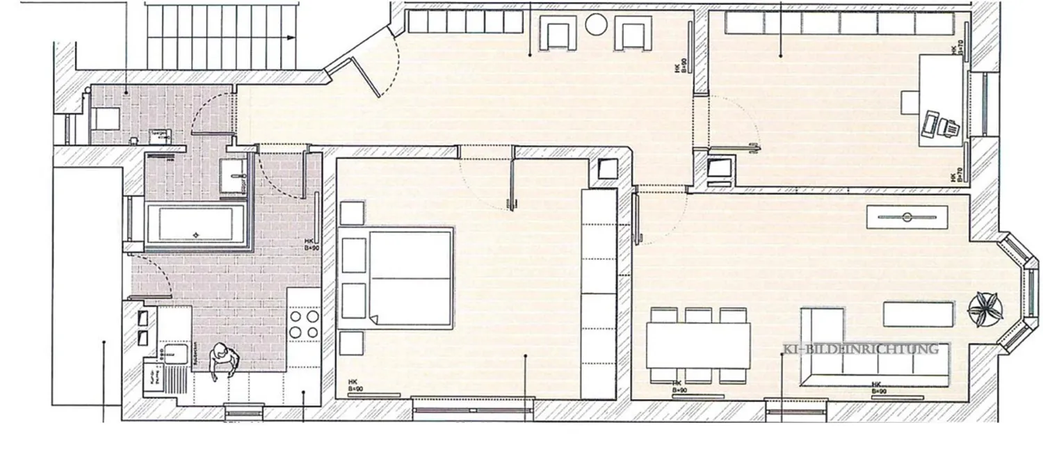 3 Zimmer Wohnung mit 95 m² in Stuttgart – Bild 6