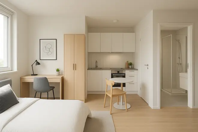 1 Zimmer Wohnung mit 27 m² in Hamm – Bild 3