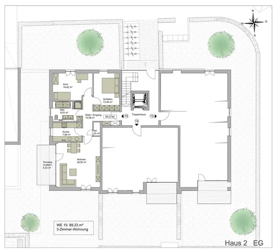 3 Zimmer Wohnung mit 89 m² in Dresden – Bild 8