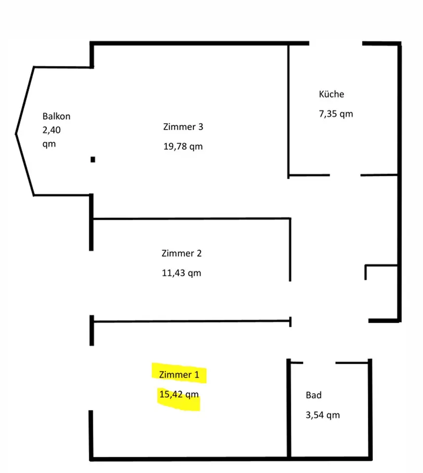 WG-Zimmer mit 16 m² in Würzburg – Bild 5