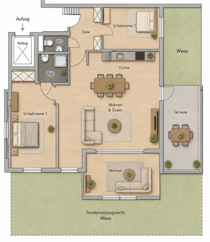 3 Zimmer Wohnung mit 83 m² in Friedrichshafen – Bild 5