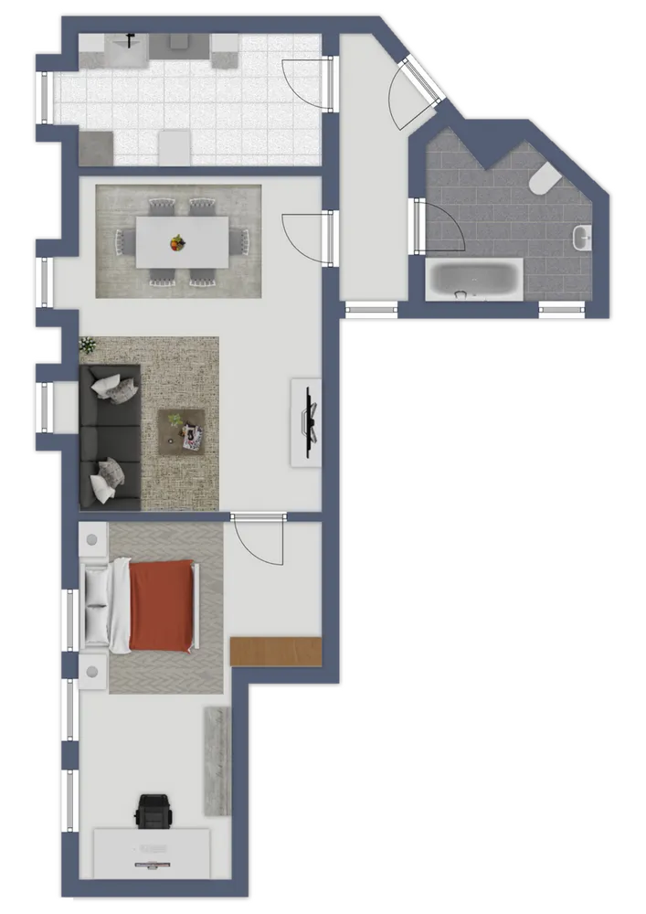 2 Zimmer Wohnung mit 90 m² in Leverkusen – Bild 9