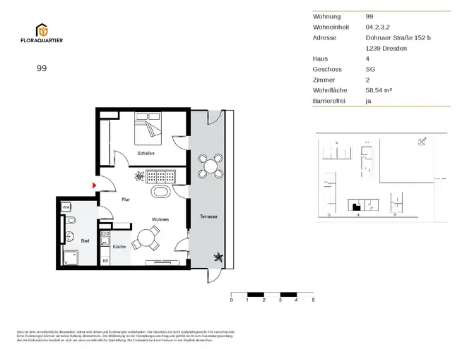2 Zimmer Wohnung mit 59 m² in Dresden – Bild 9
