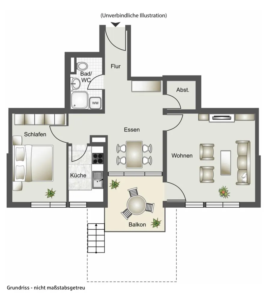 3 Zimmer Wohnung mit 63 m² in Reutlingen – Bild 4