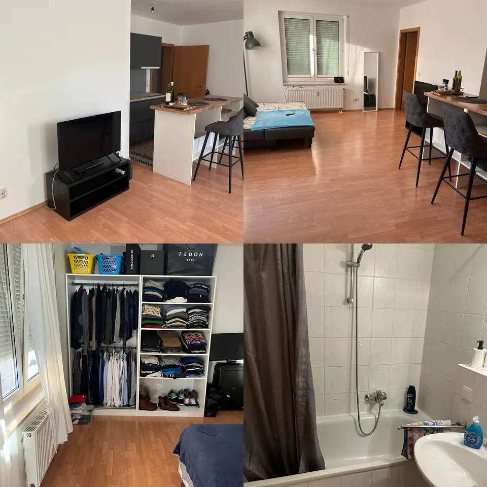2 Zimmer Wohnung mit 48 m² in Augsburg – Bild 1